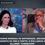 BORSE IN SOFFERENZA, LIQUIDITÀ SU ORO E CRIPTO. BCE: “RISCHIO CORREZIONI” – FERRONI INTV DI LORENZO – 20/11/24