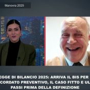 LEGGE BILANCIO 2025: BIS DEL CONCORDATO PREVENTIVO. UE E CASO FITTO – PISCINA INTV RAVONI – 13/11/24