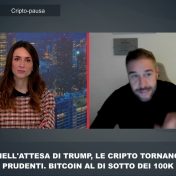 CRIPTO PRUDENTI IN ATTESA DI TRUMP. BITCOIN AL DI SOTTO DEI 100K – FERRONI INTV SPANGHERO – 8/1/25