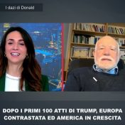 DOPO I PRIMI 100 ATTI DI TRUMP, EUROPA CONTRASTATA ED AMERICA IN CRESCITA – FERRONI INTV FABI – 22/1